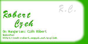 robert czeh business card